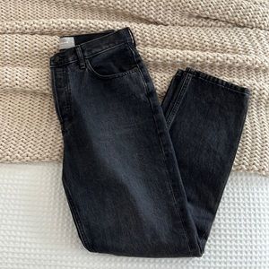 Everlane black relaxed fit jeans